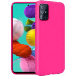 Θήκη σιλικόνης Soft-touch Samsung A71 - Φούξια